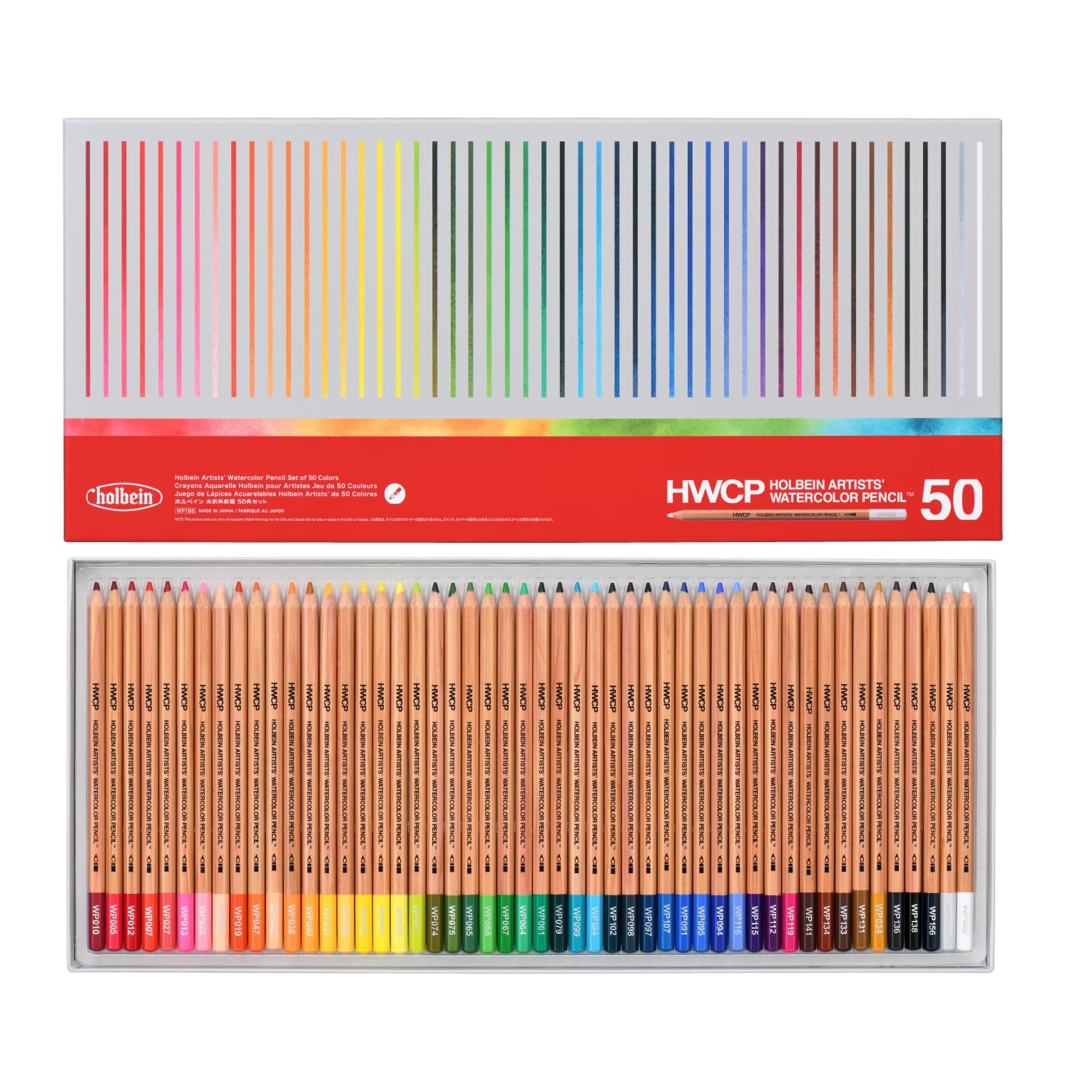 Amazon.com : 【New】 Holbein Artists' Watercolor Pencil 50 Colors
